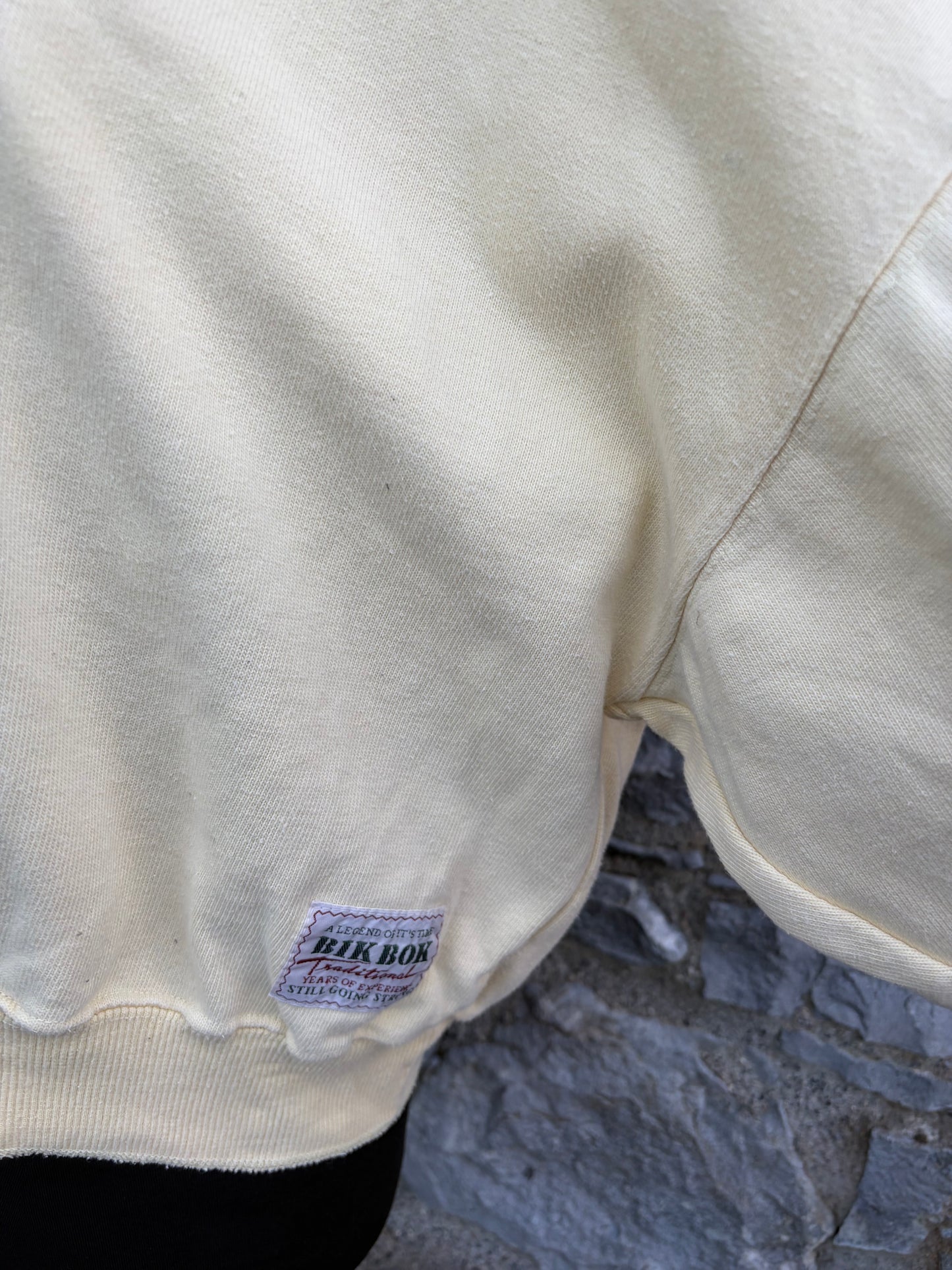 90s yellow sweatshirt uk 12-14