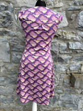 Load image into Gallery viewer, Purple clouds dress uk 6-8
