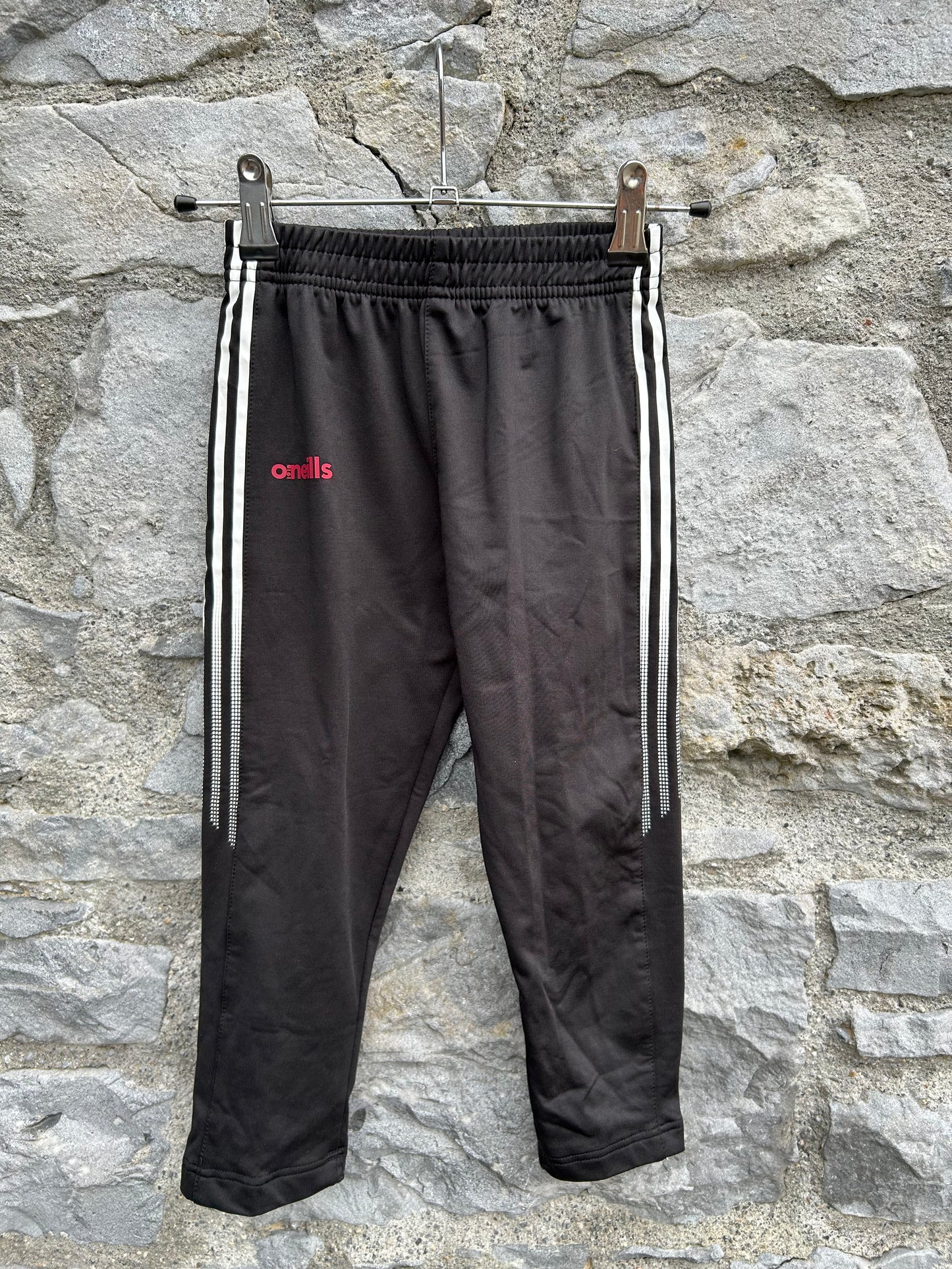 Black tracksuit pants  3-4y (98-104cm)