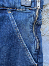 Load image into Gallery viewer, Denim cropped dungarees   11-12y (146-152cm)
