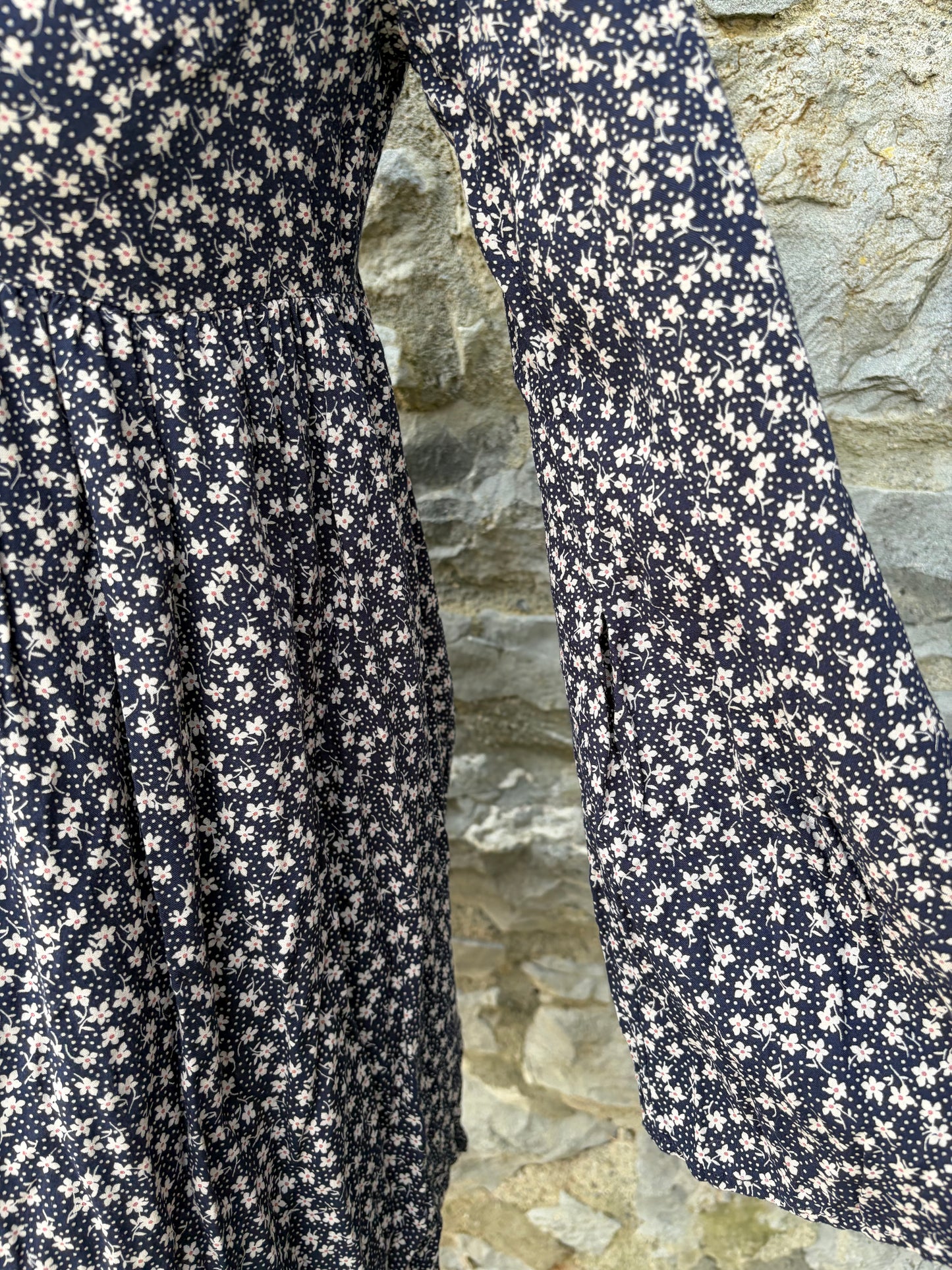 RL navy floral tunic uk 6-8