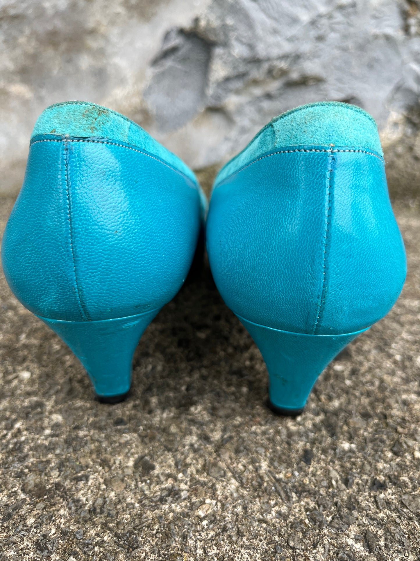 80s teal shoes uk 3.5-4 (eu 36.5-37)