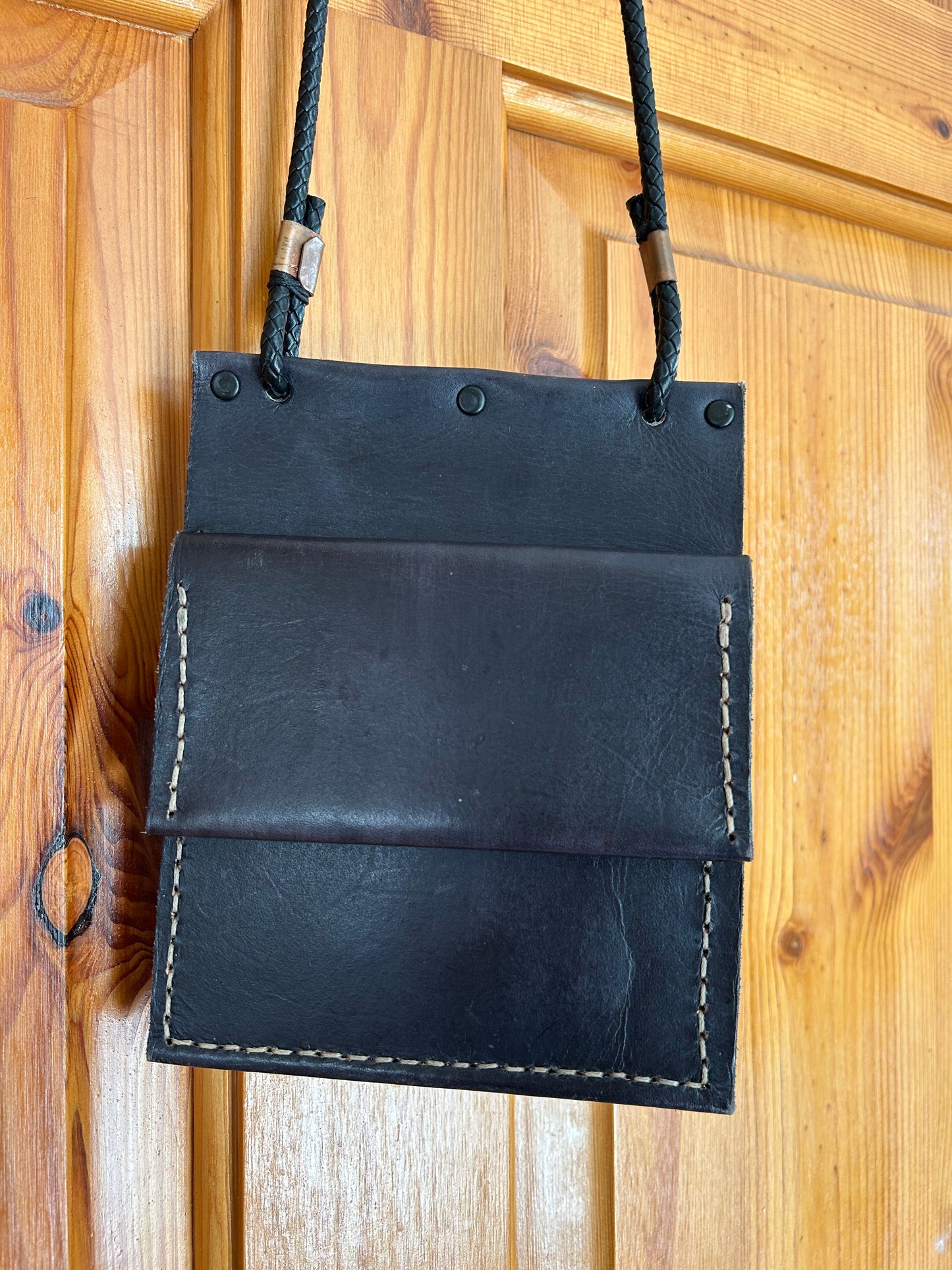 Small leather purse bag