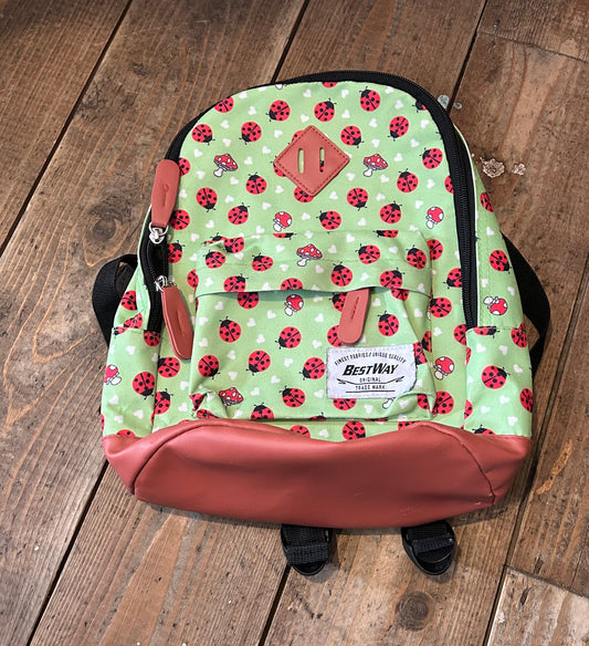 Ladybug green backpack