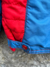 Load image into Gallery viewer, 80s Red&amp;blue ski jacket  2y (92cm)
