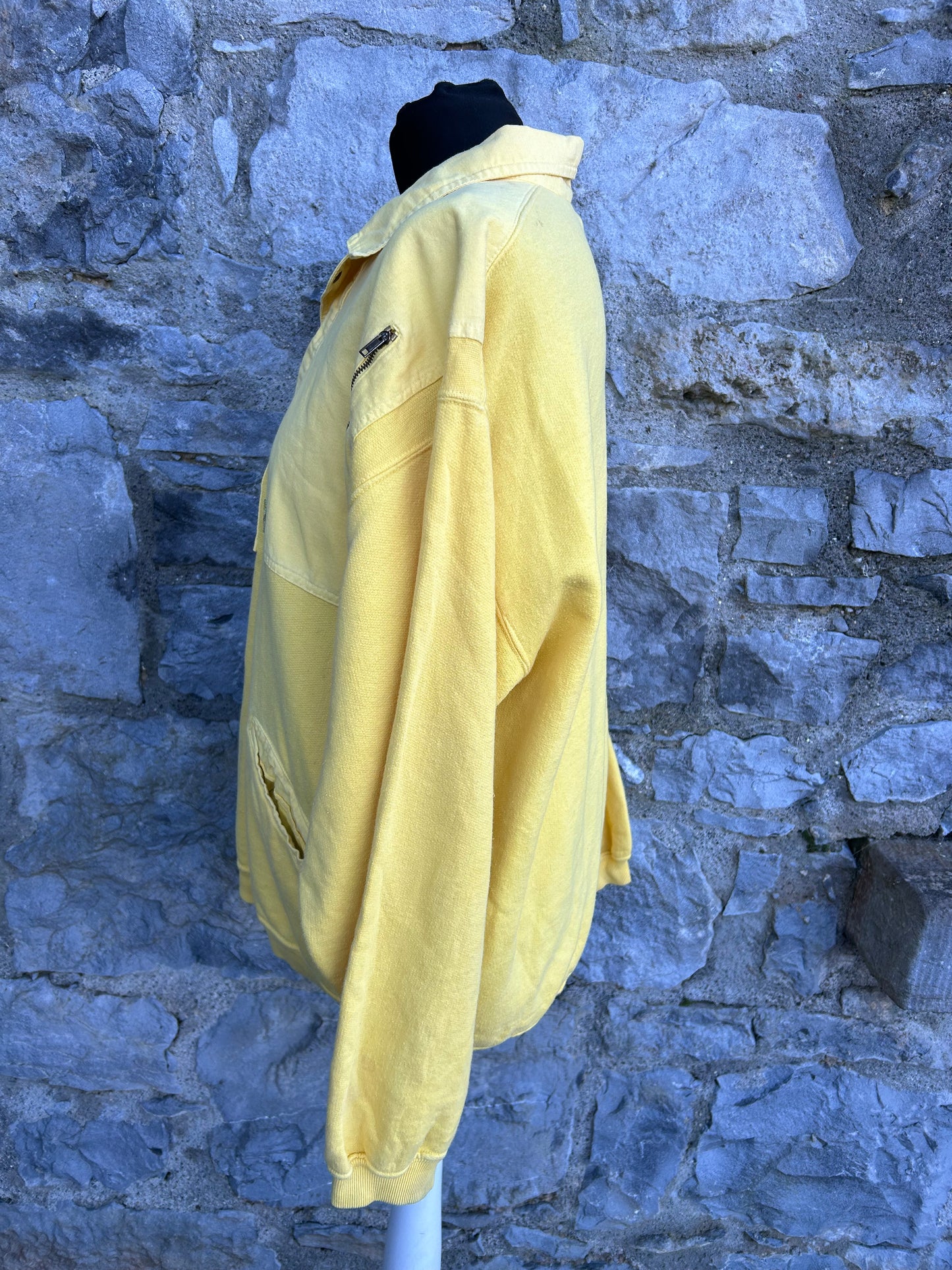 80s yellow sweatshirt S/M