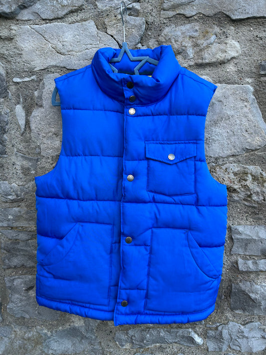 Blue puffy gilet   8-9y (128-134cm)