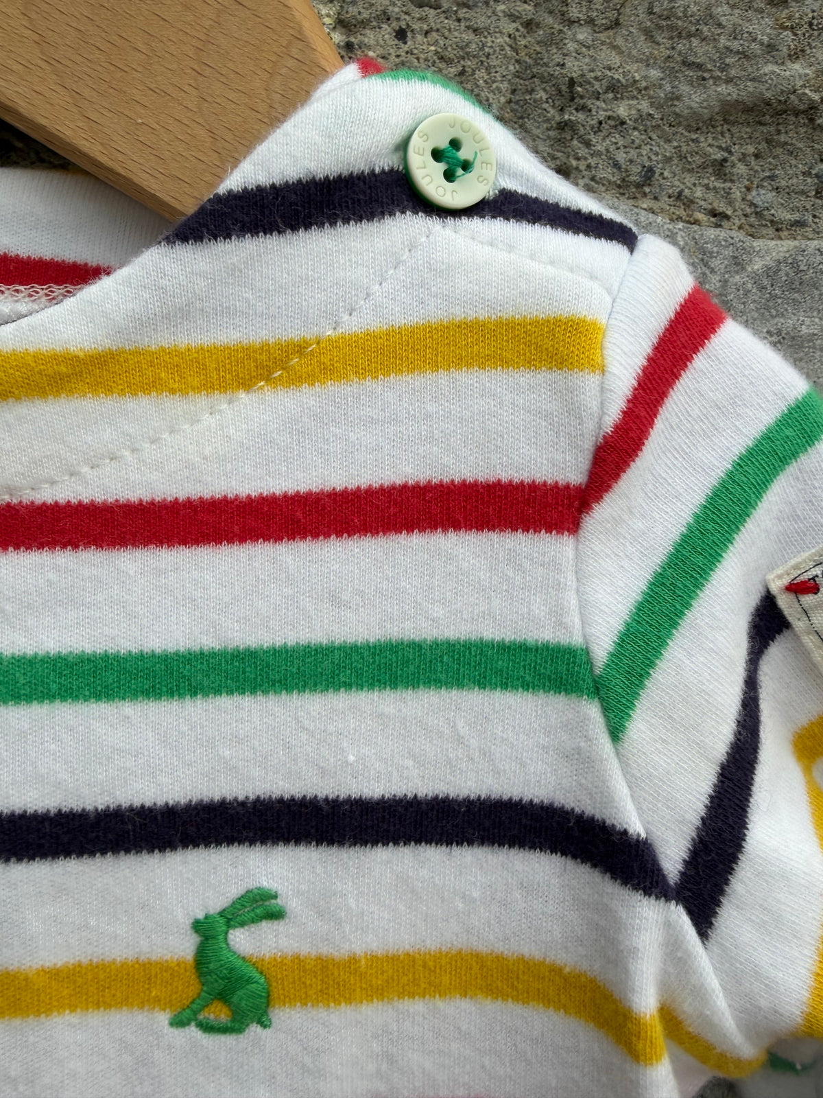 Colourful stripy top 3-6m (62-68cm)