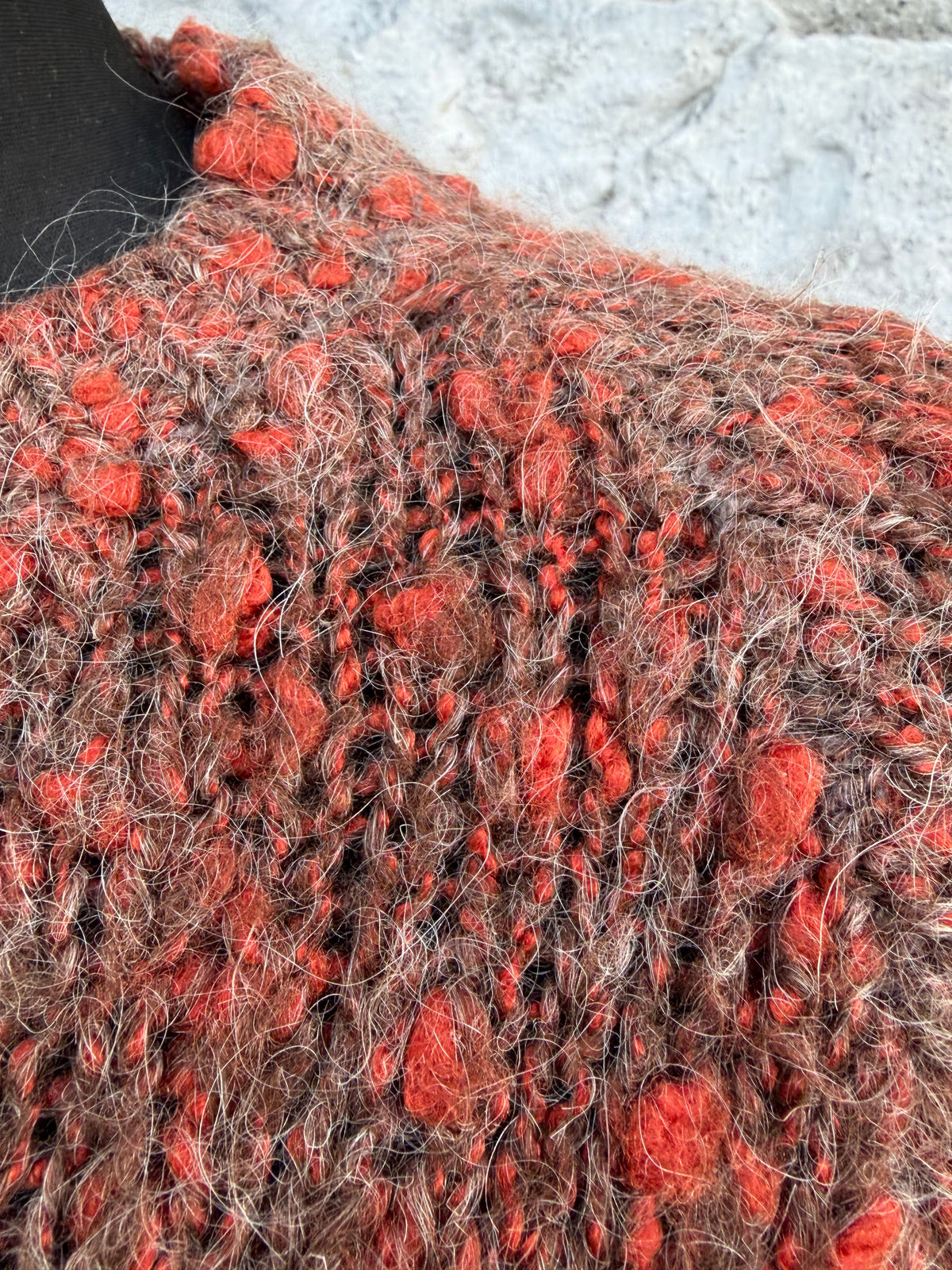 90s rusty melange jumper uk 12