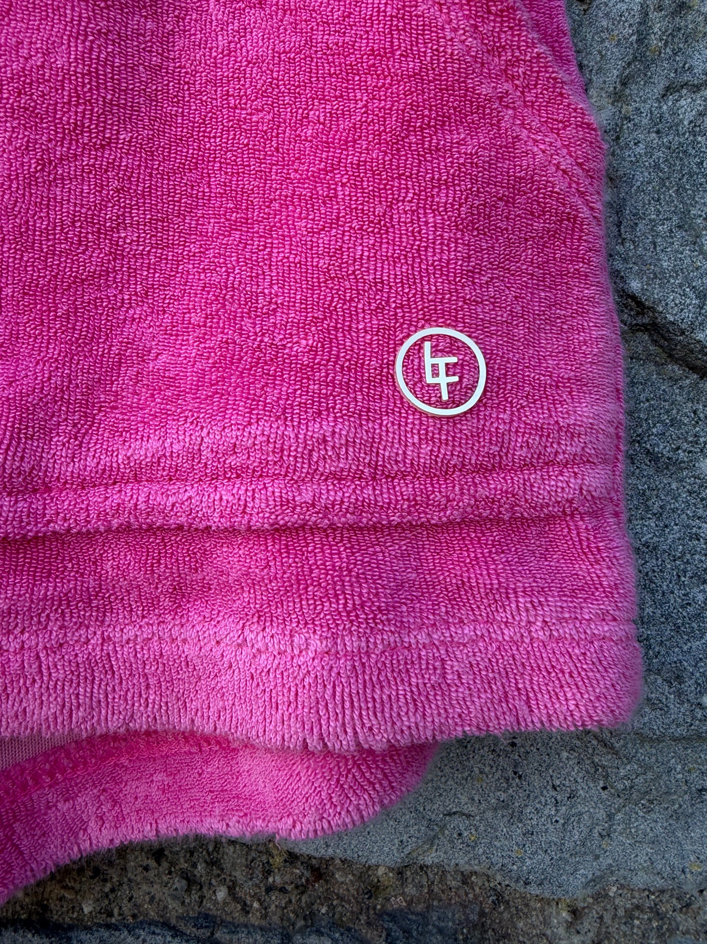 Pink Terry shorts  7-8y (122-128cm)