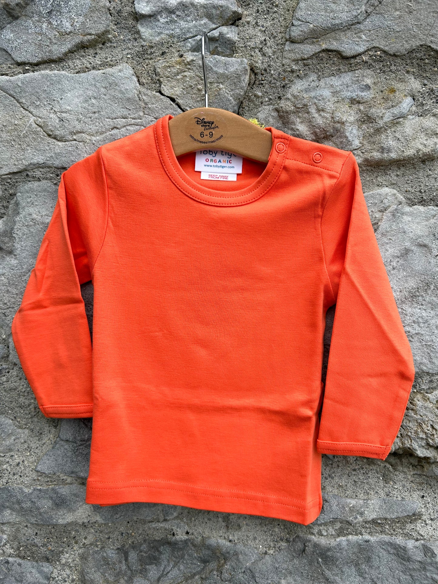 Orange top  6-12m (68-80cm)