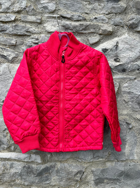 Pink quilted jacket  6-7y (116-122cm)