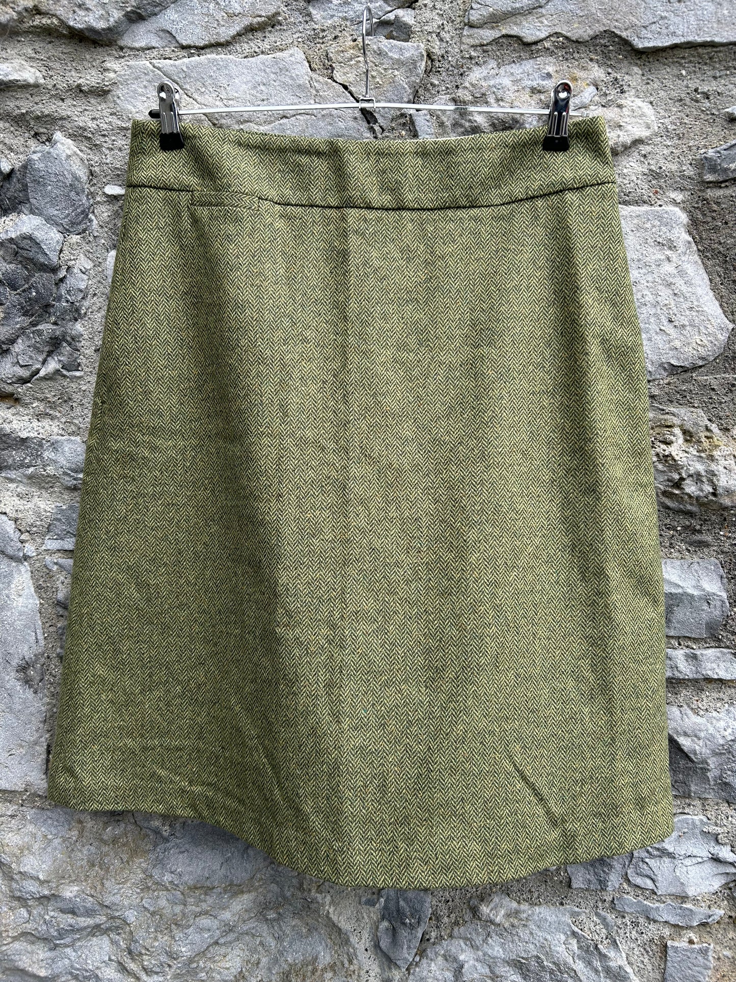 Green tweed skirt uk 14
