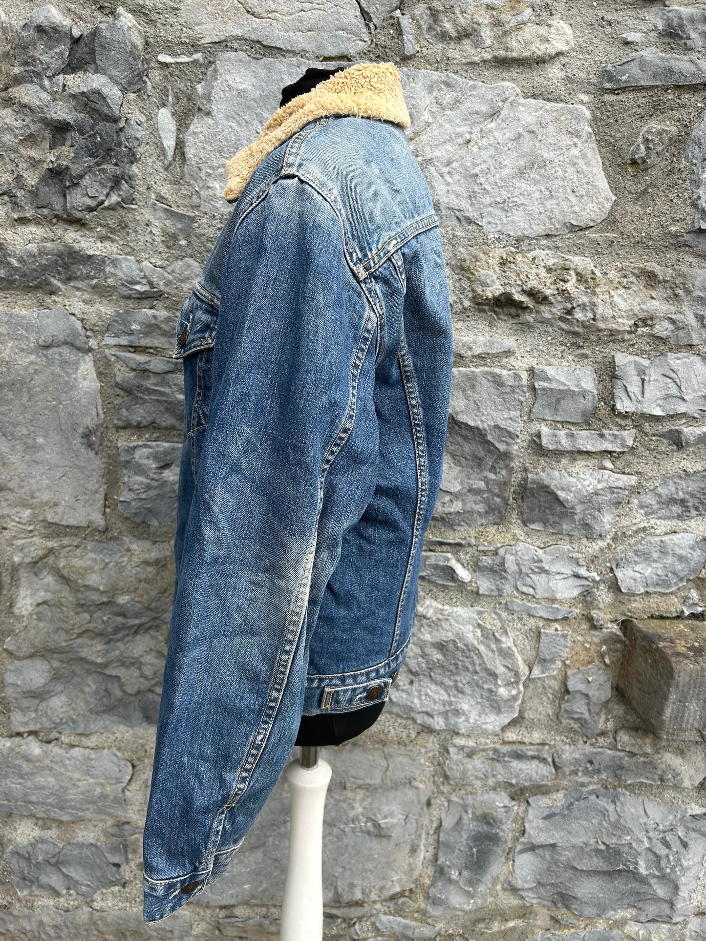 Sherpa Trucker denim jacket uk 8-10