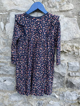 Load image into Gallery viewer, Navy Floral Dress 4-5y (104-110cm)
