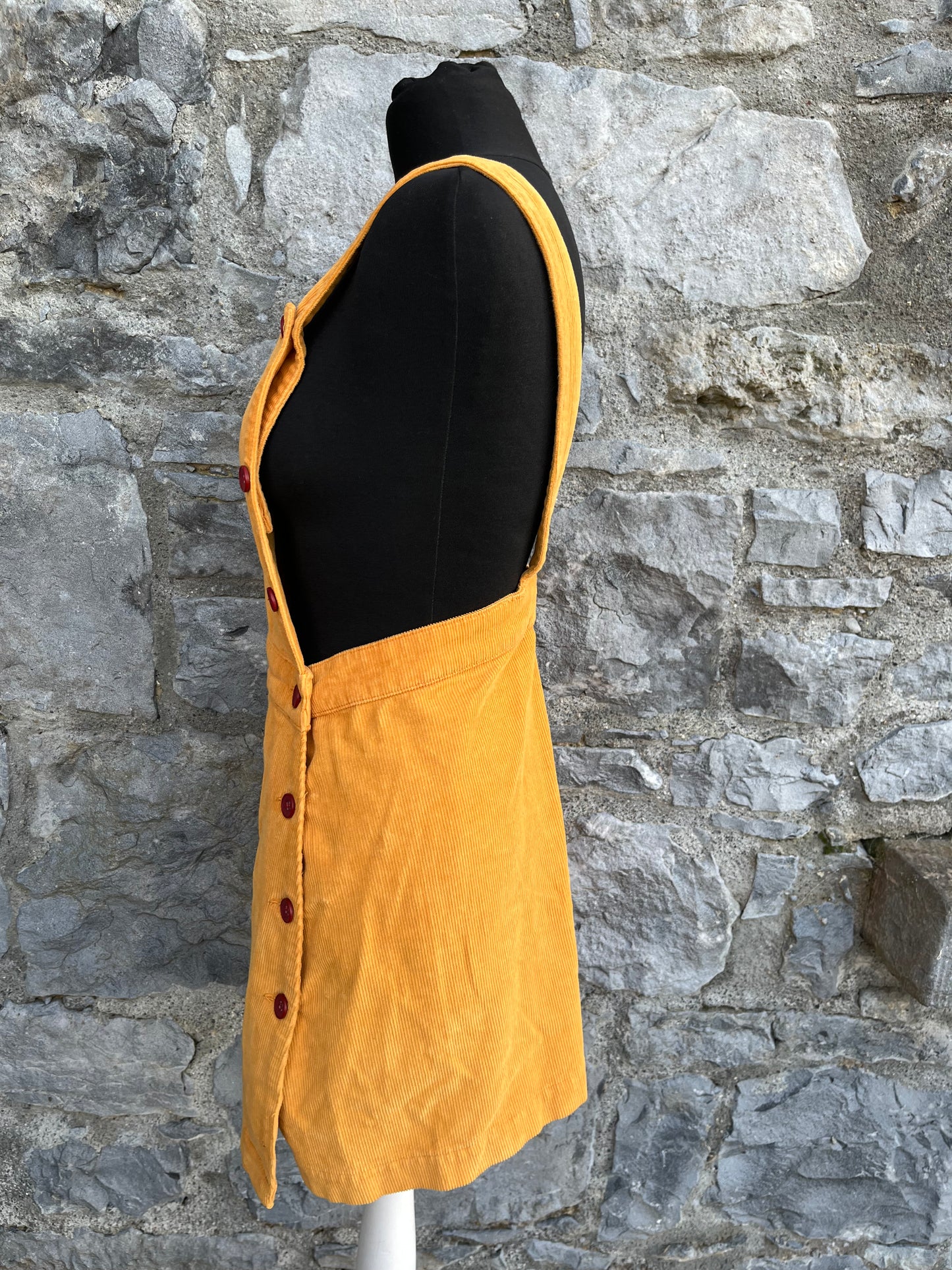 Mustard pinafore uk 8