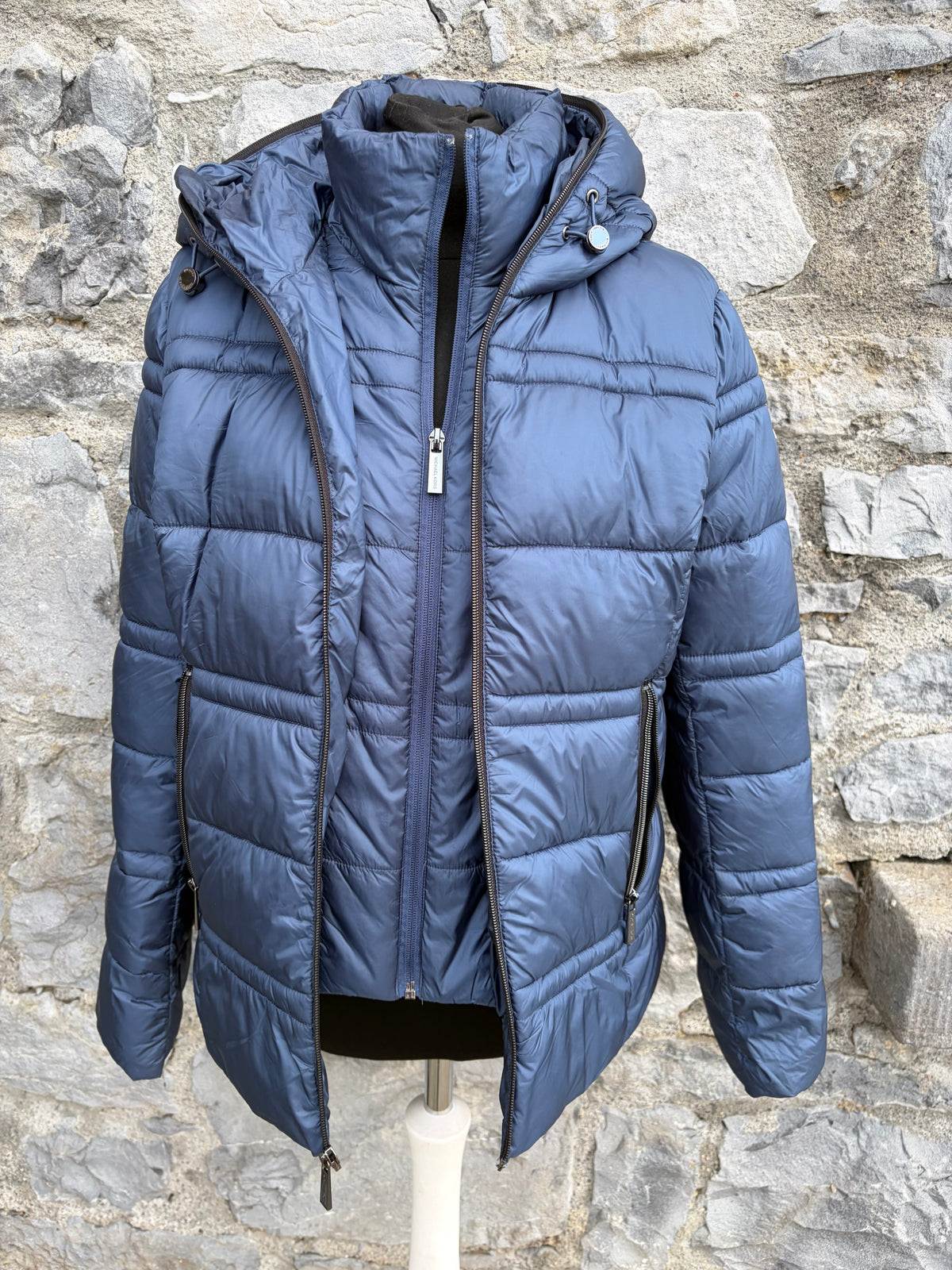 MK navy puffer jacket uk 10