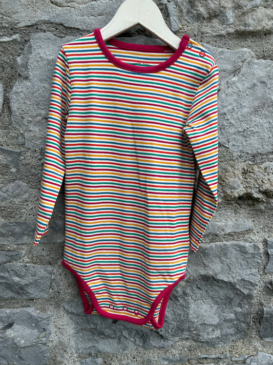 Colourful stripes vest  18-24m (86-92cm)
