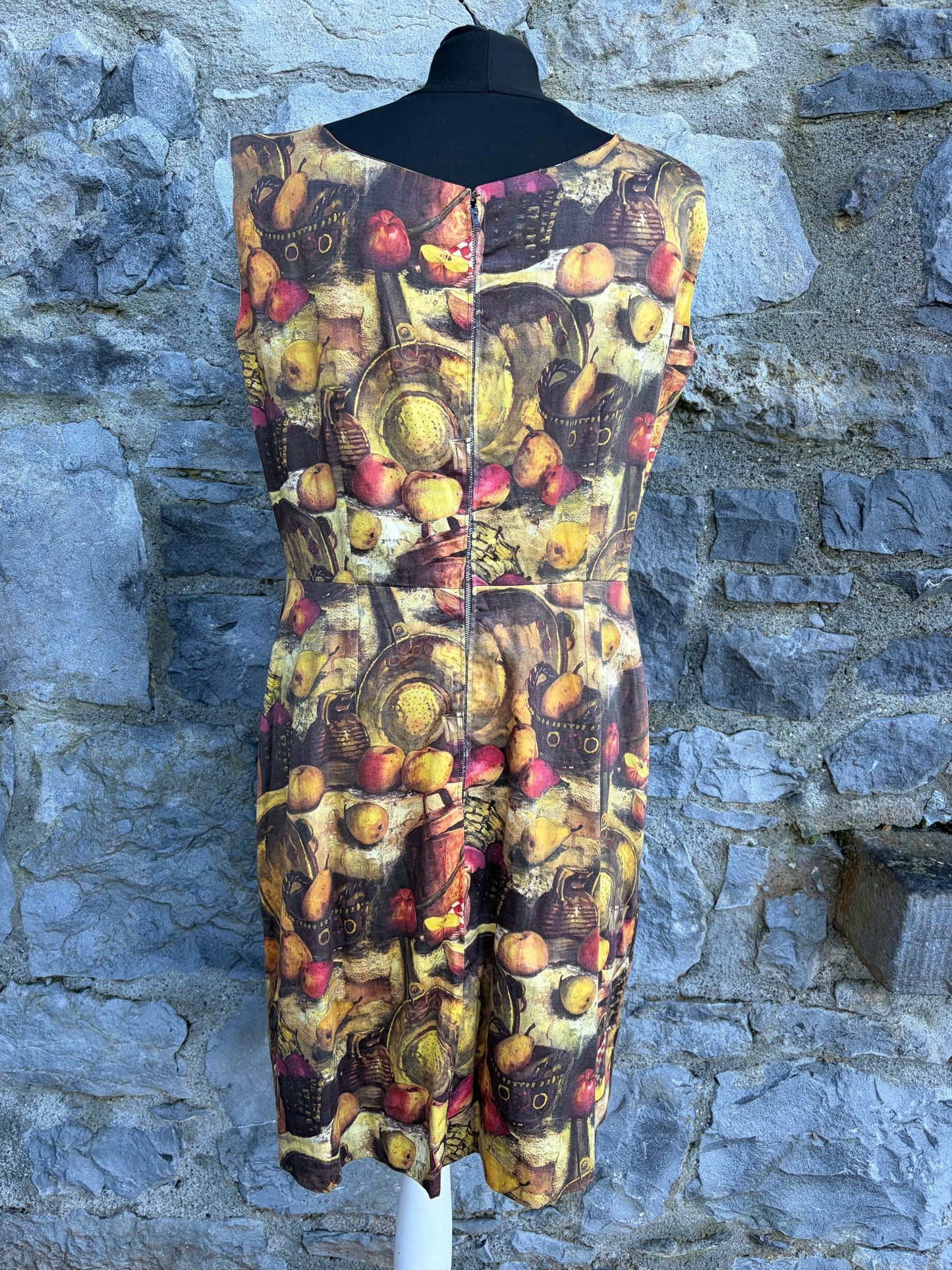 80s brown Banquet dress uk 12