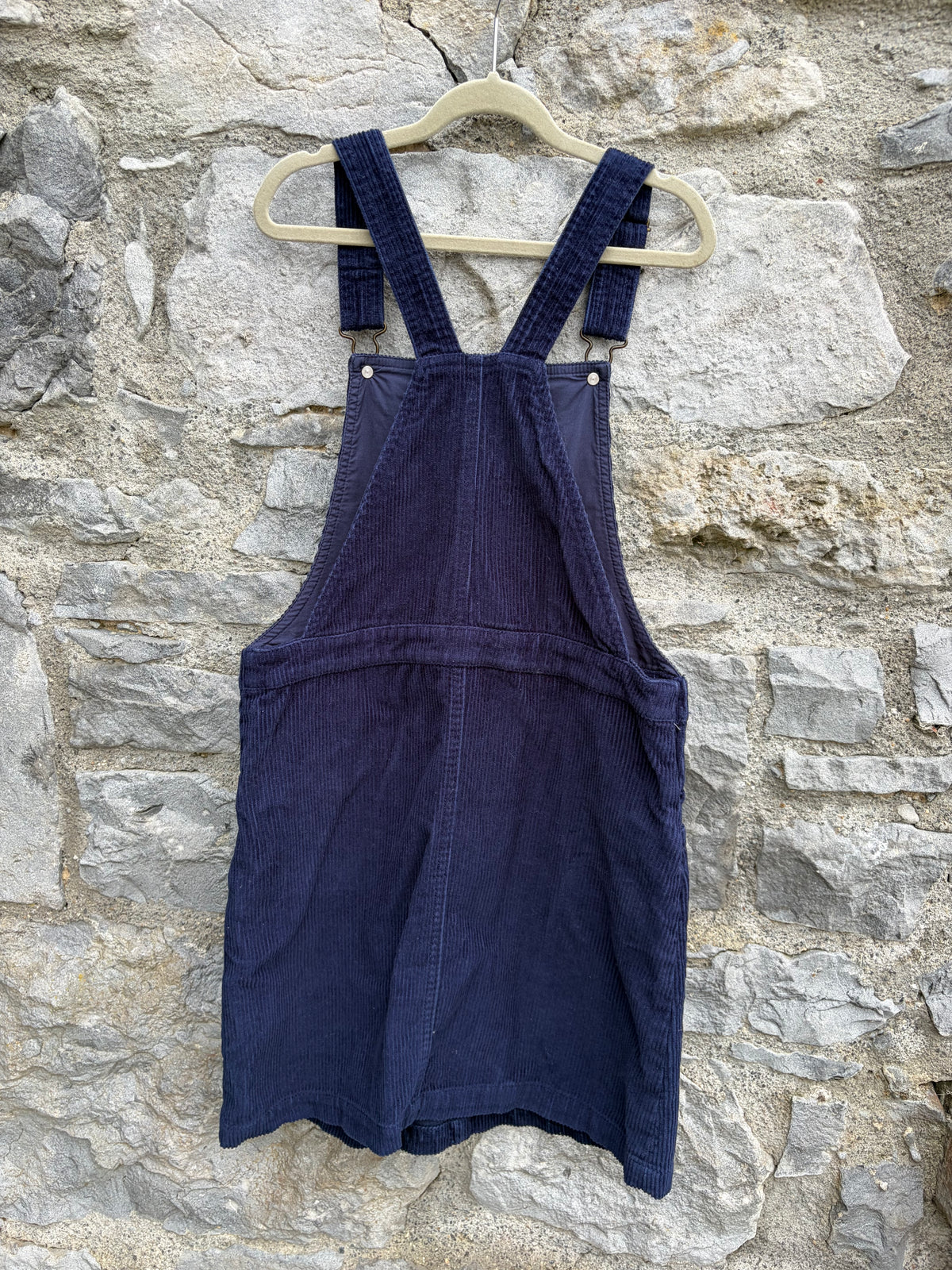 Navy cord pinafore  11-12y (146-152cm)