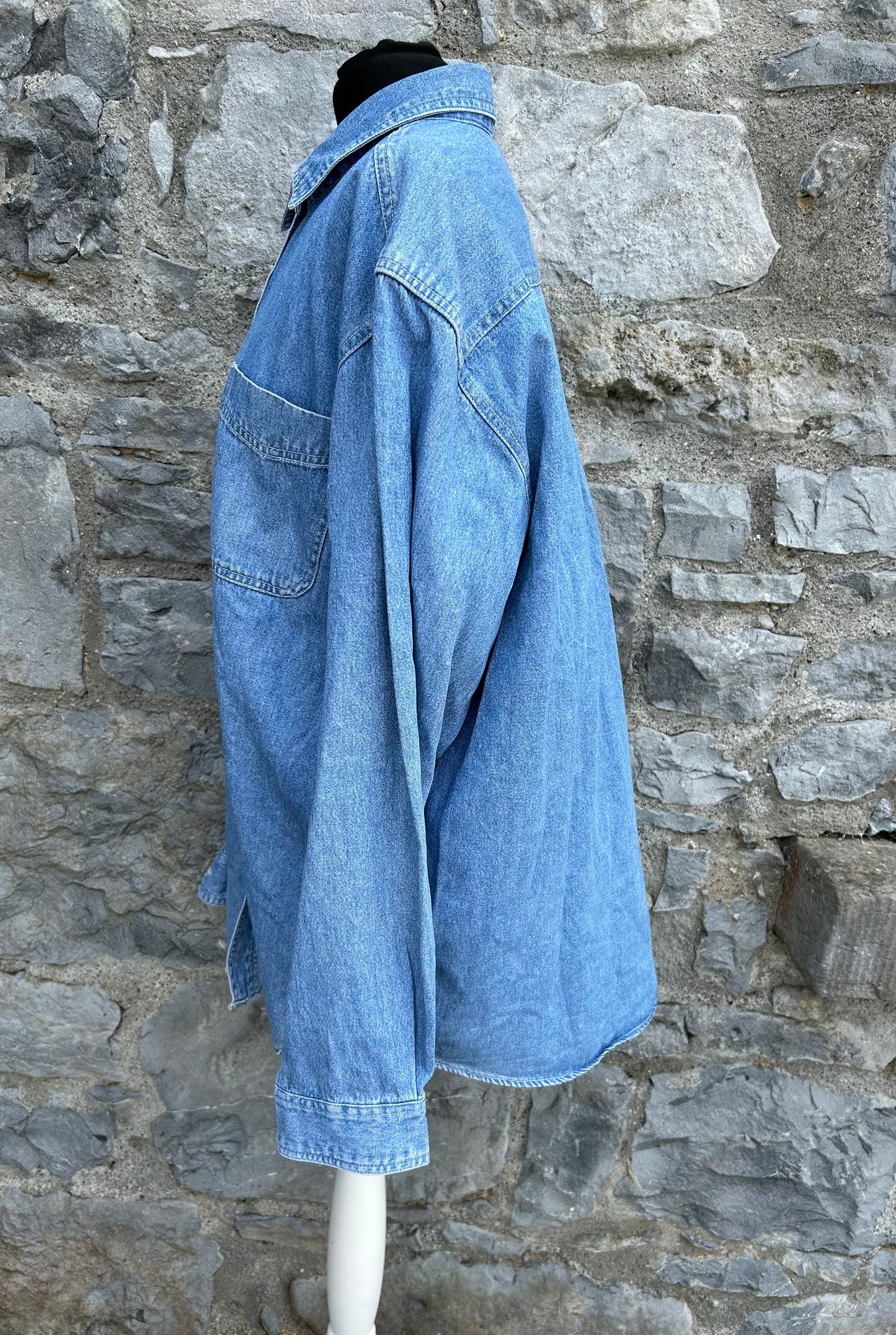 90s denim shirt XL