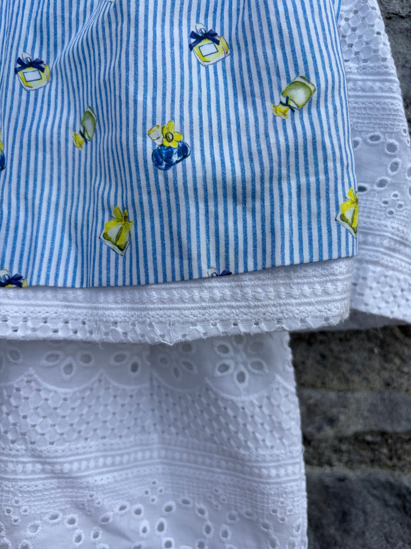 Stripy perfumes rompers  9-12m (74-80cm)