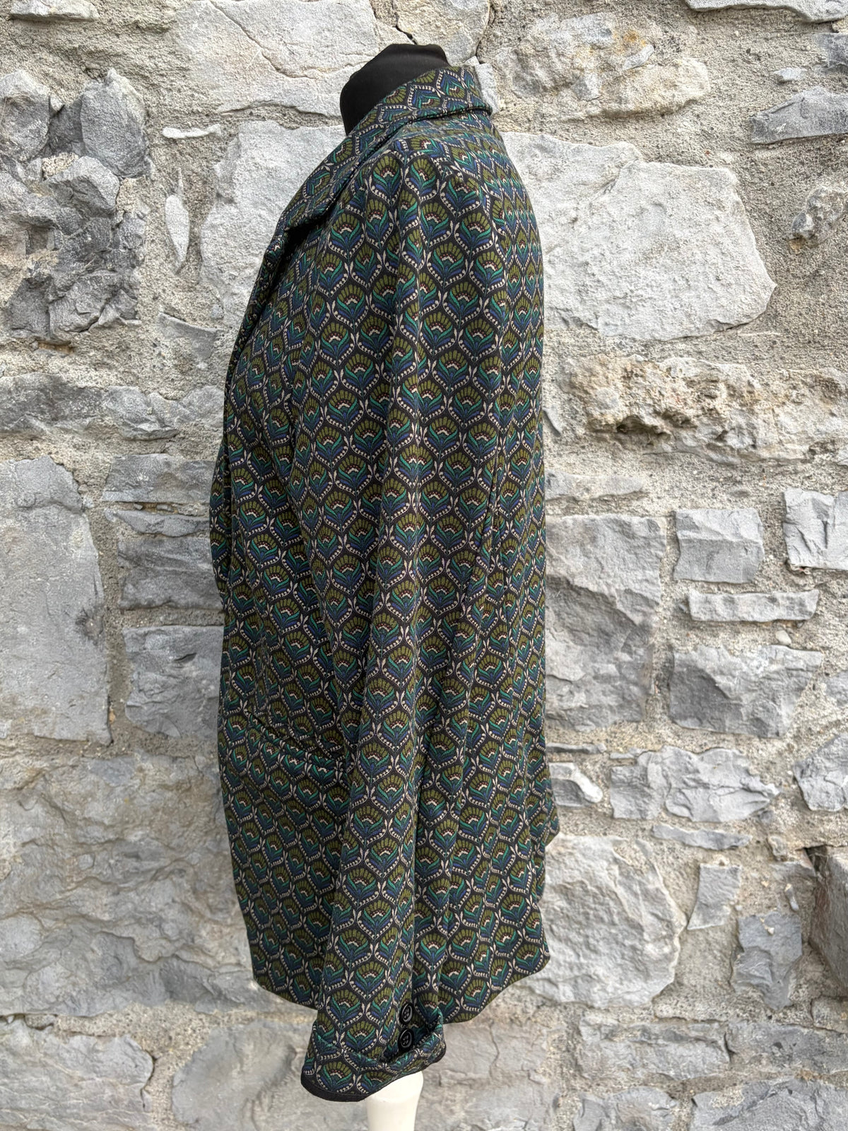 Daisy green geometric blazer uk 14-16