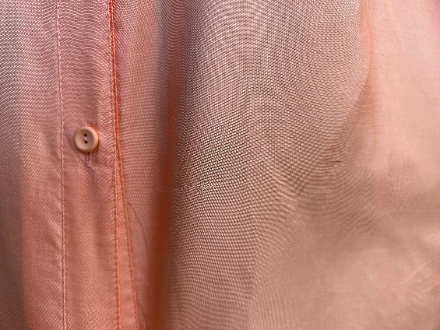 80s peach blouse uk 10-12