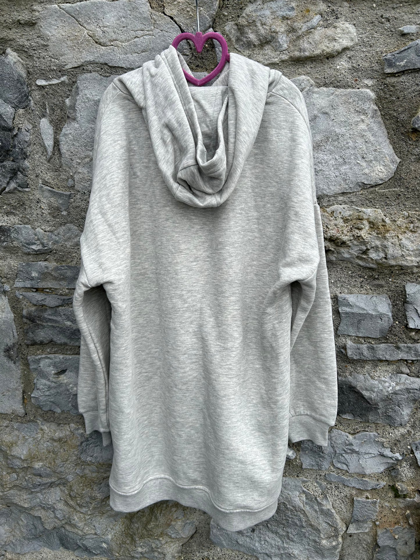 Grey hooded dress  11-12y (146-152cm)