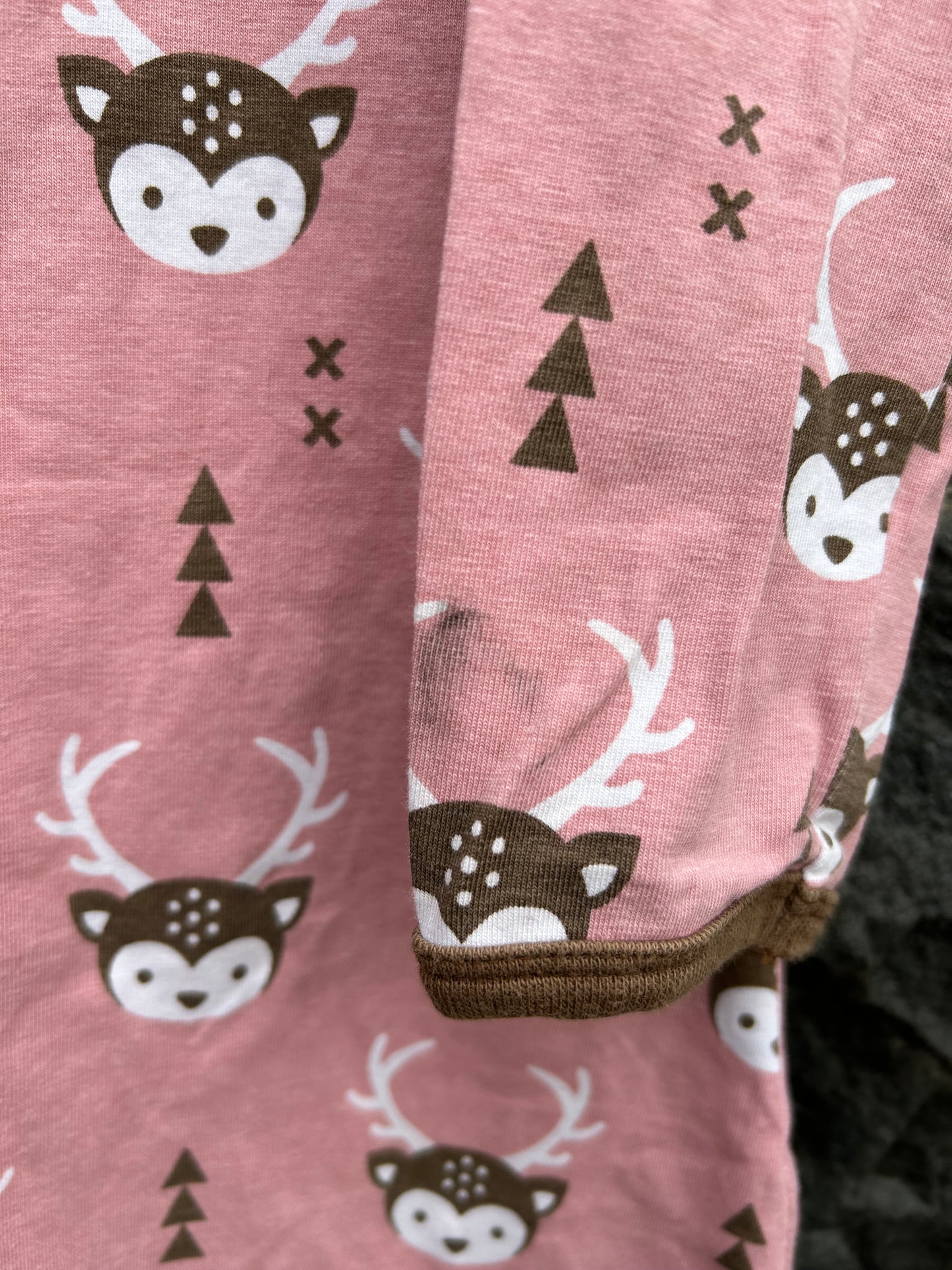 Reindeer pink dress 5-6y (110-116cm)