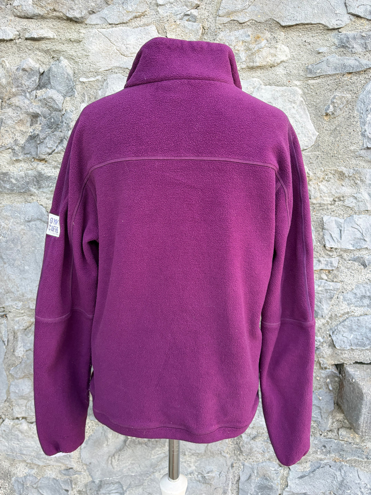Half-zip plum fleece uk 10-12