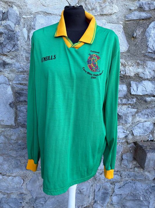 Y2K green GAA shirt Large