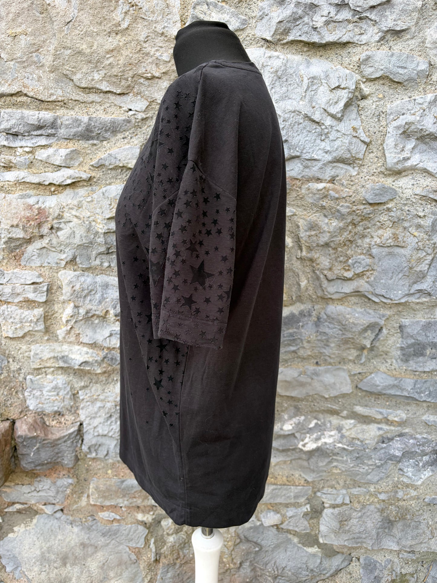 Stars charcoal t-shirt uk 10-12