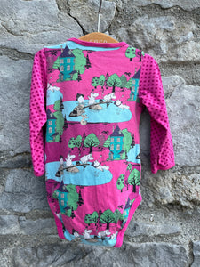 Moomin pink vest  3-6m (62-68cm)