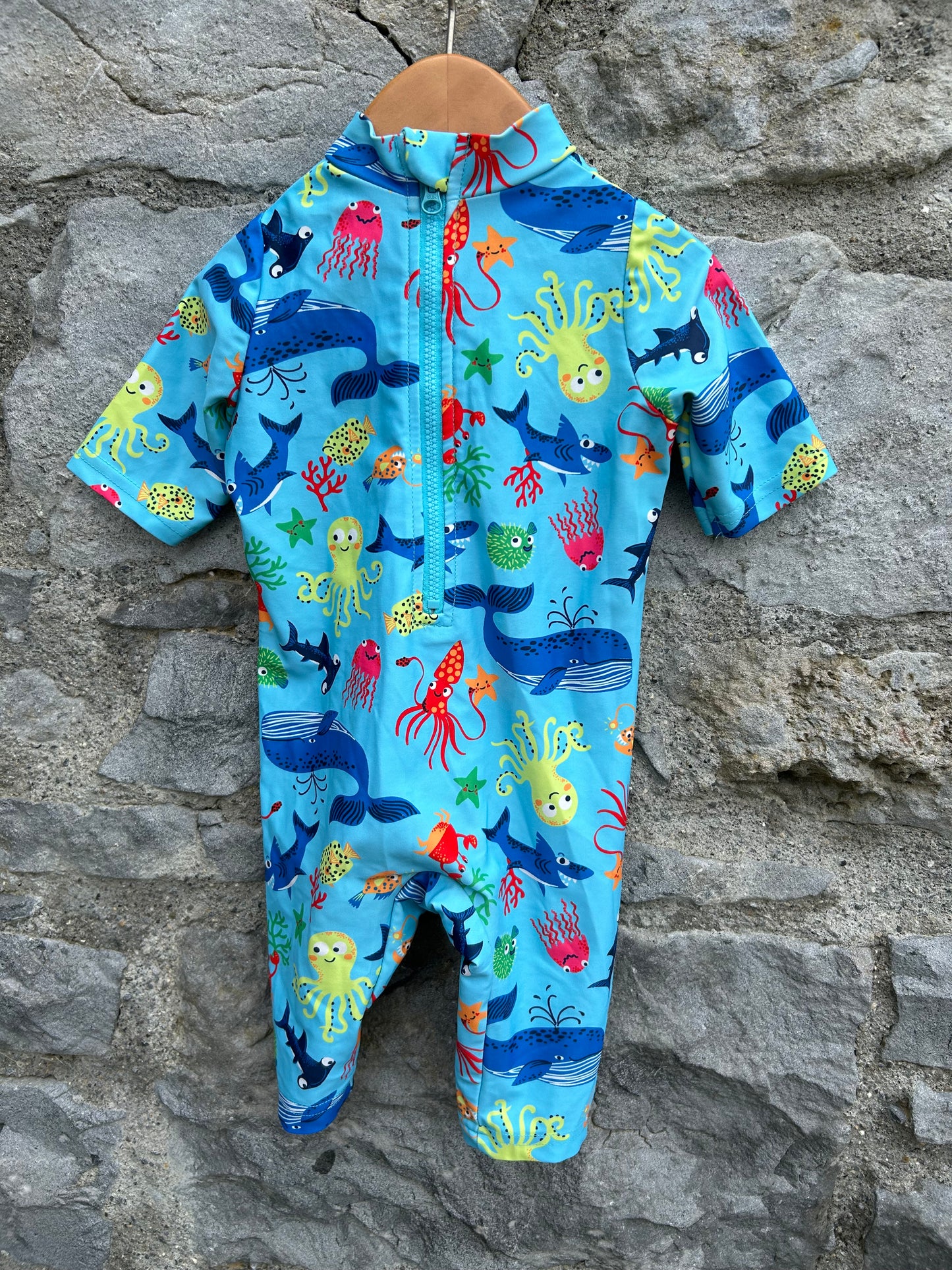 Under the sea wetsuit   9-12m (74-80cm)