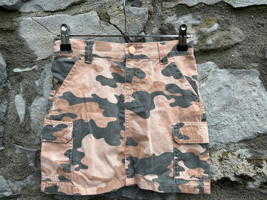Pink camouflage skirt  6-7y (116-122cm)