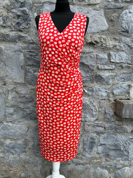 Mega dots red dress uk 10