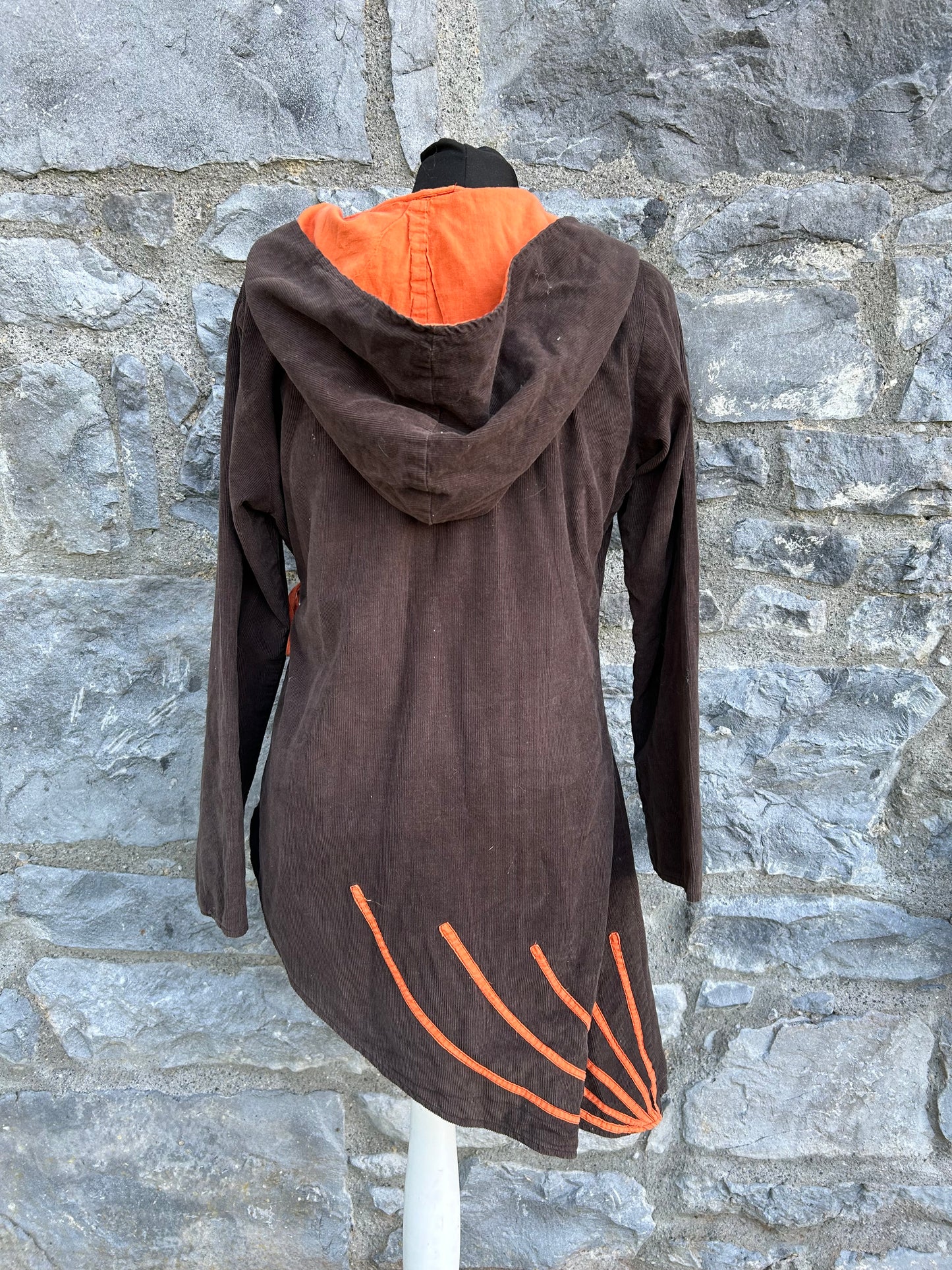 Brown cord wrap tunic uk 10-12