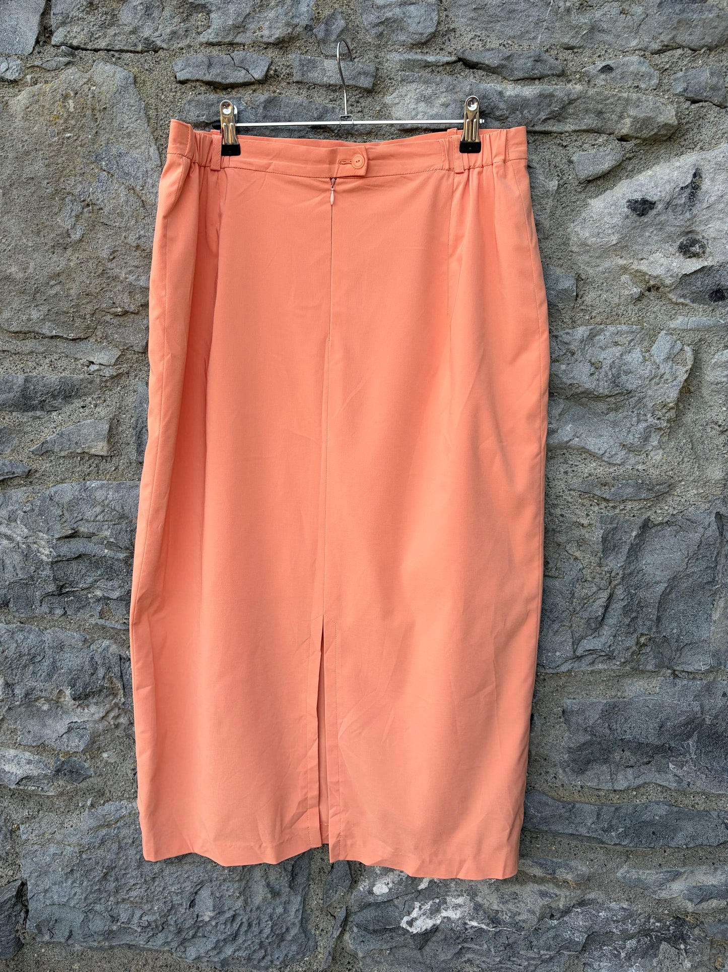 90s orange skirt uk 14