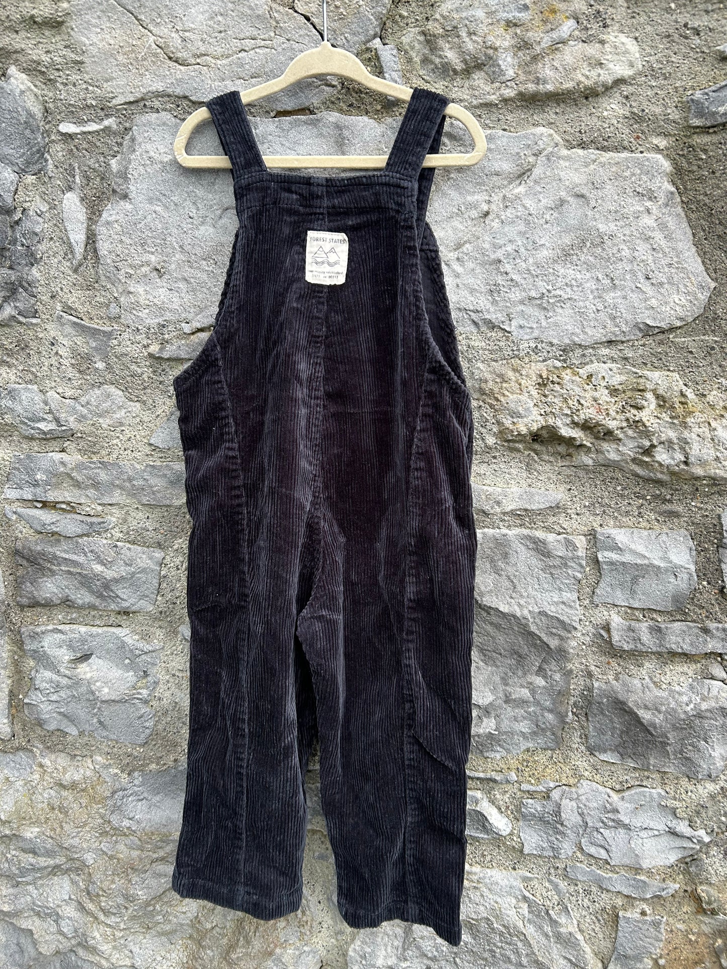 Charcoal cord dungarees 3-4y (98-104cm)