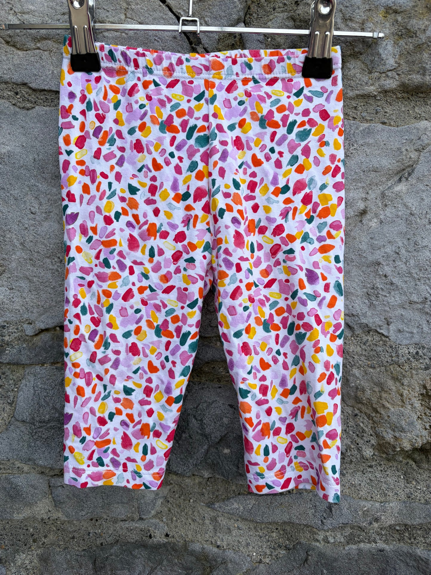 Colourful short leggings  12-18m (80-86cm)