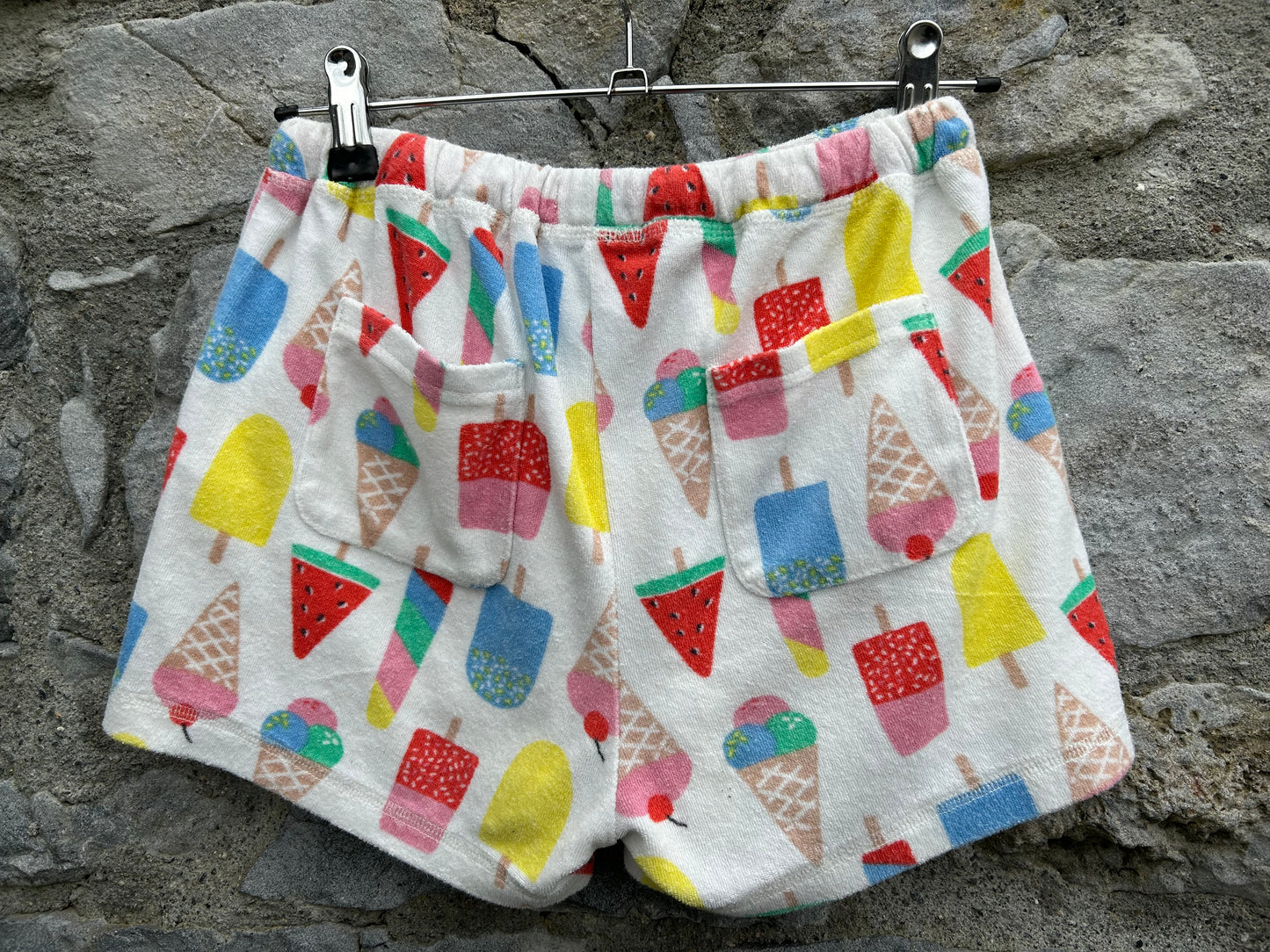 MB Ice cream terry shorts  11-12y (146-152cm)