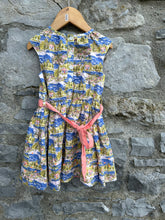 Load image into Gallery viewer, Blue Cottage dress   18-24m (86-92cm)

