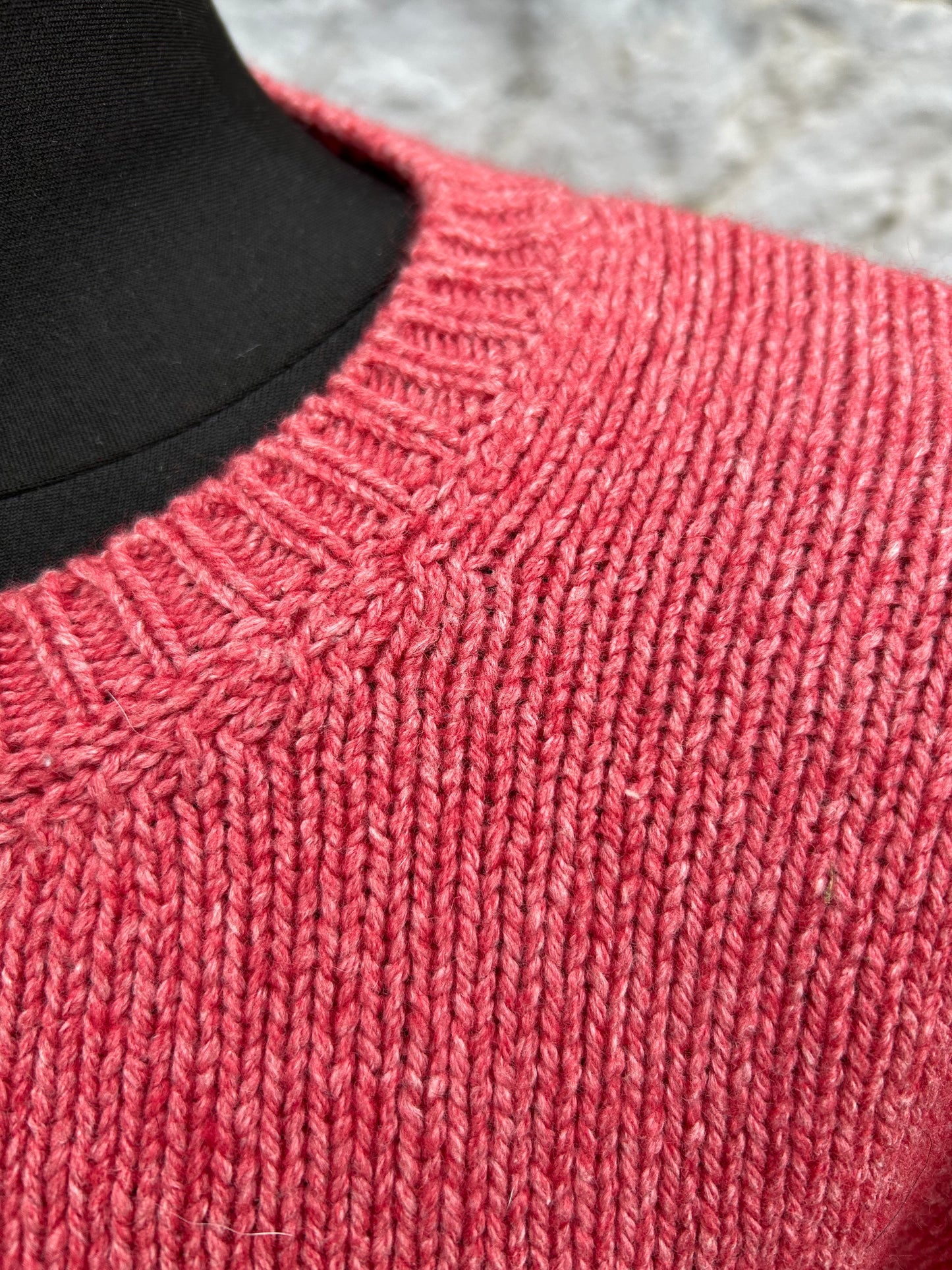 Red melange jumper uk 14-16