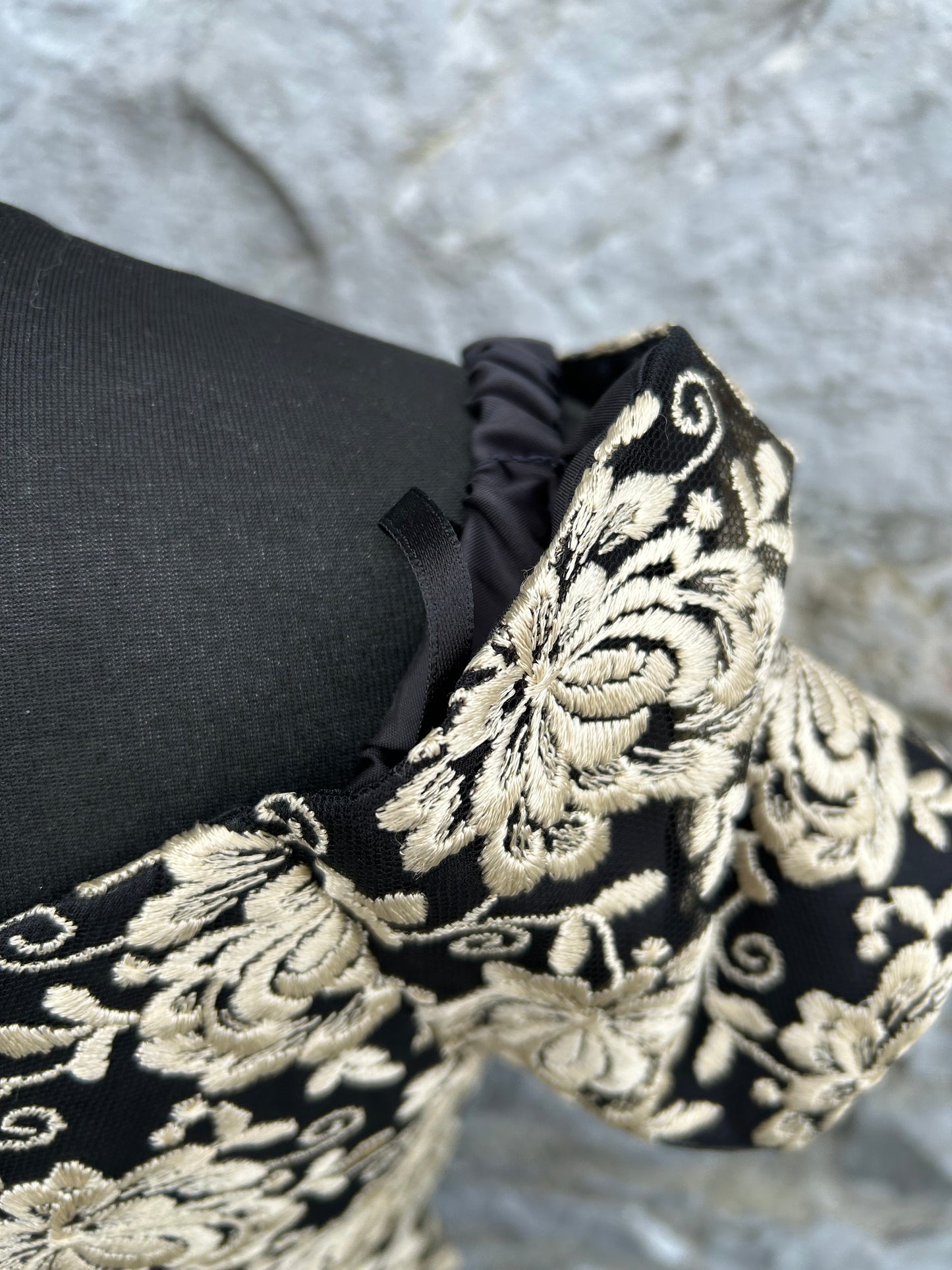 90s lace&velvet dress uk 8