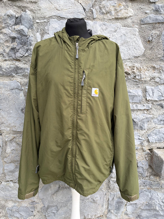 Olive Rain Defender Relaxed Fit Lightweight Jacket M-L