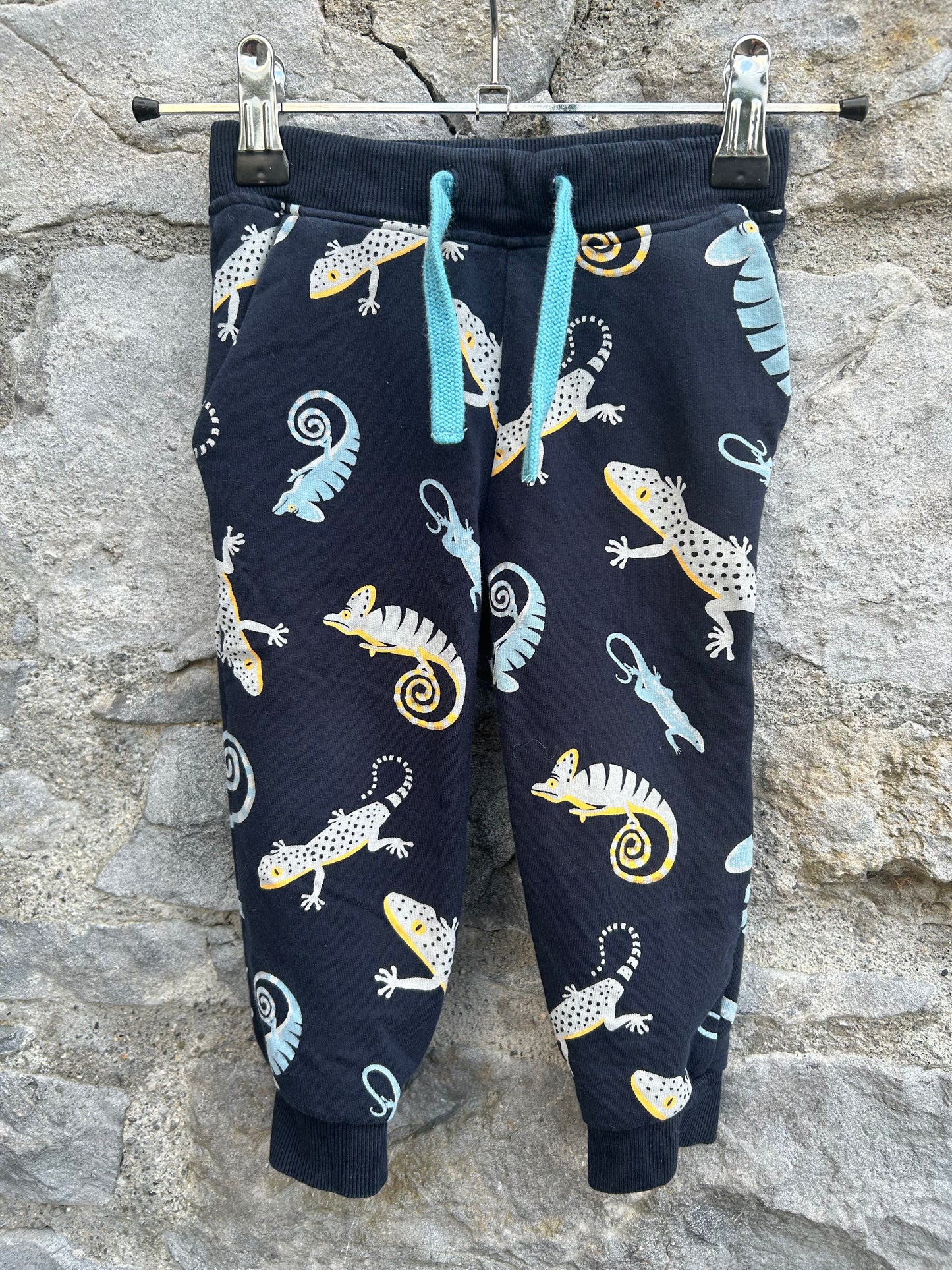 Lizards navy sweat pants  9-12m (74-80cm)