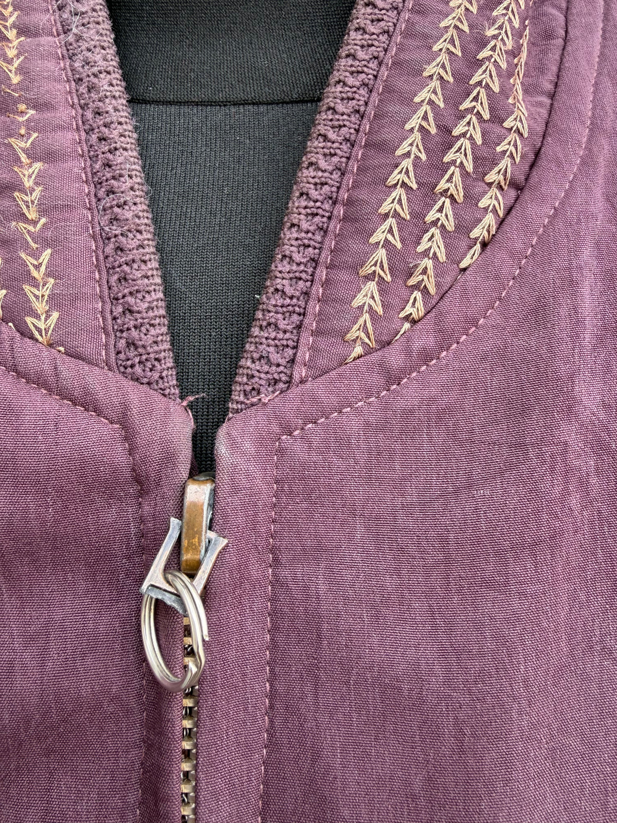 90s maroon bomber jacket