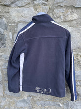 Load image into Gallery viewer, Y2K navy fleece jacket  9-10y (134-140cm)
