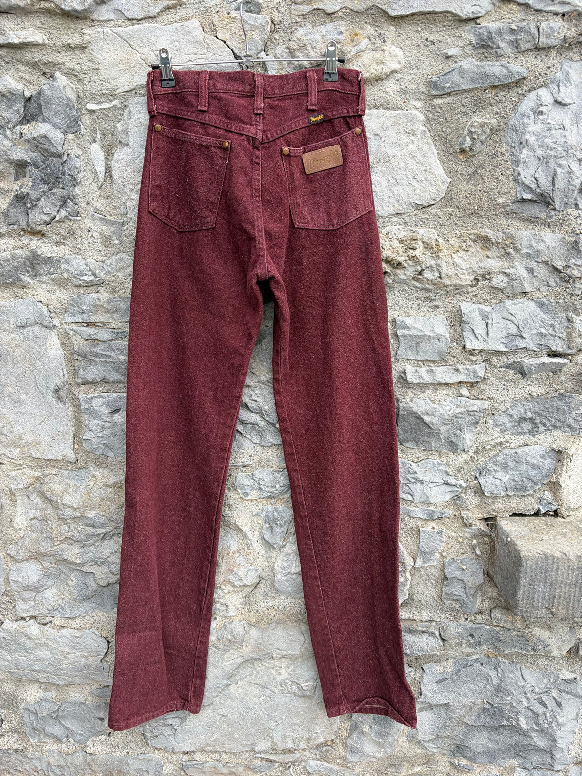 Y2K maroon jeans uk 8